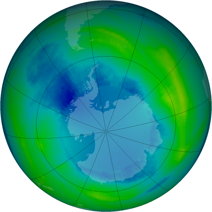 Ozone Map 1990-08-20